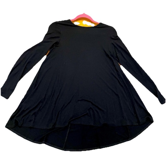 Eileen Fisher Womens Tunic Top  XS  Black A Line‎ Swing Viscose Spandex Stretch - Picture 1 of 5